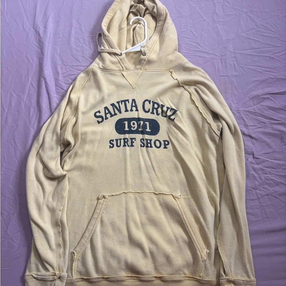 Santa Cruz Skateboards yellow Hoodie